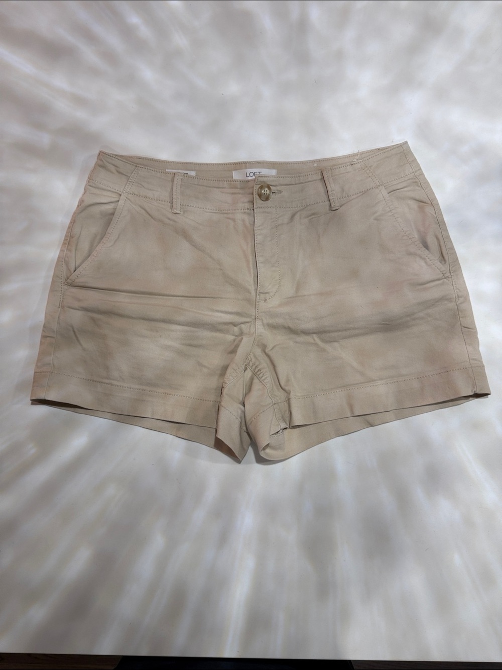LOFT Beige/Tan Women's Bermuda Shorts